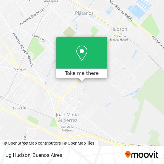 Mapa de Jg Hudson