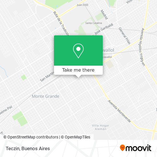 Mapa de Teczin