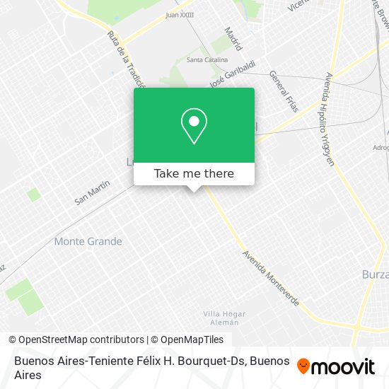 Buenos Aires-Teniente Félix H. Bourquet-Ds map