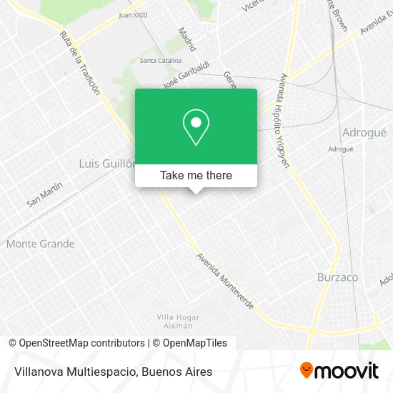 Villanova Multiespacio map