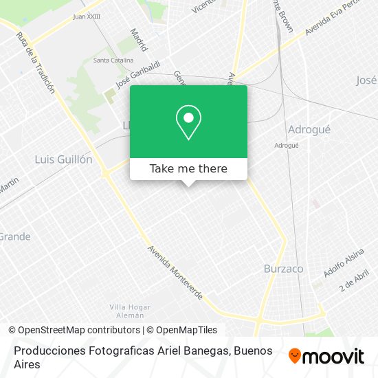 Producciones Fotograficas Ariel Banegas map