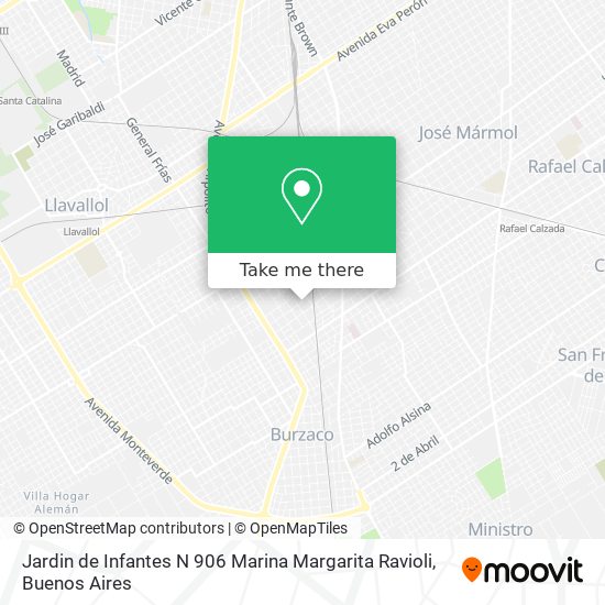 Jardin de Infantes N 906 Marina Margarita Ravioli map
