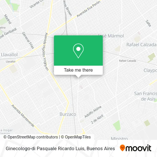 Mapa de Ginecologo-di Pasquale Ricardo Luis