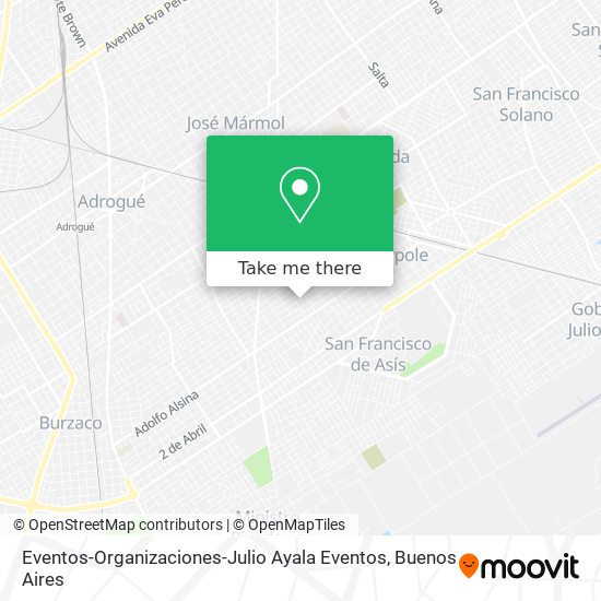 Mapa de Eventos-Organizaciones-Julio Ayala Eventos