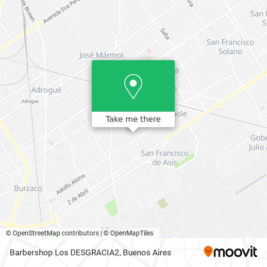 Mapa de Barbershop Los DESGRACIA2