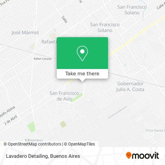 Lavadero Detailing map
