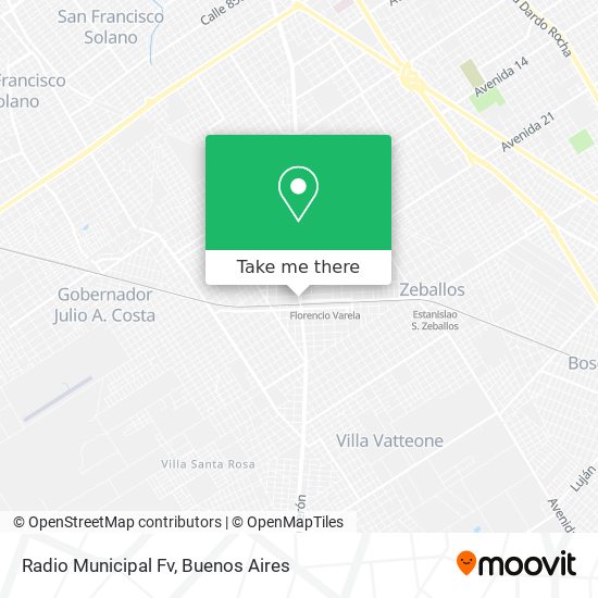 Radio Municipal Fv map