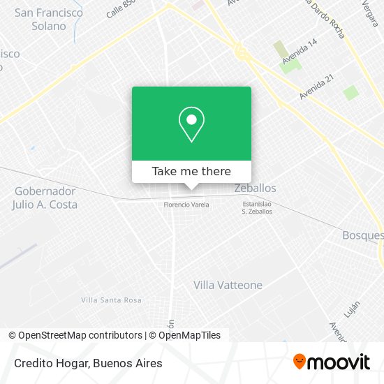 Credito Hogar map