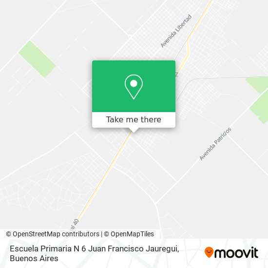 Escuela Primaria N 6 Juan Francisco Jauregui map