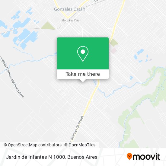 Jardin de Infantes N 1000 map