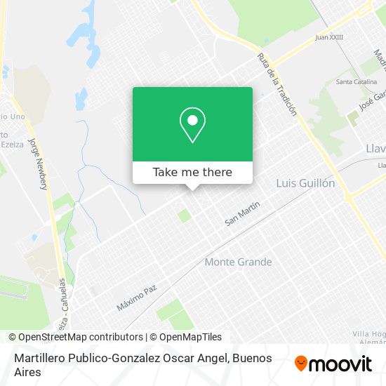 Martillero Publico-Gonzalez Oscar Angel map
