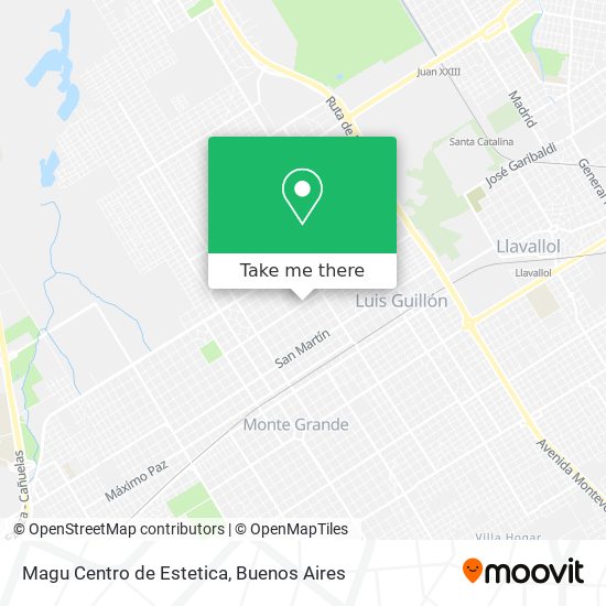 Mapa de Magu Centro de Estetica