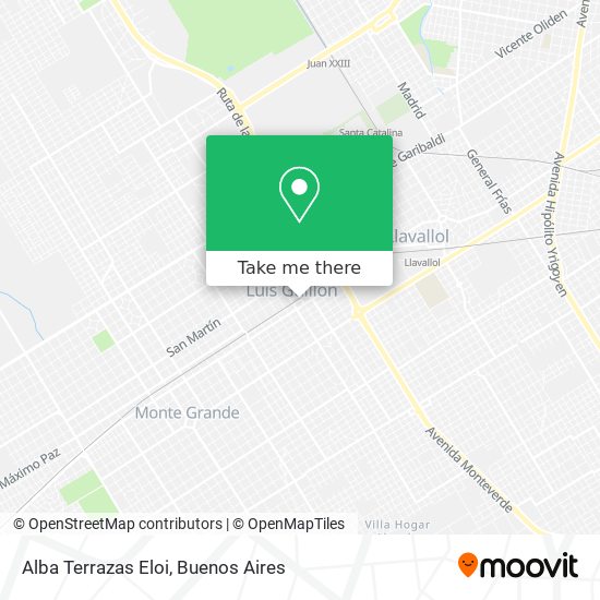 Alba Terrazas Eloi map