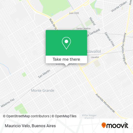 Mauricio Velo map