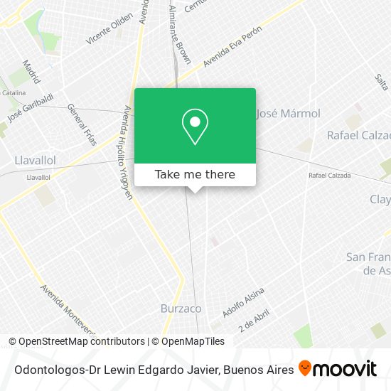 Odontologos-Dr Lewin Edgardo Javier map