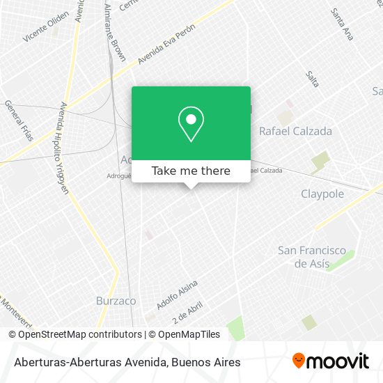 Aberturas-Aberturas Avenida map