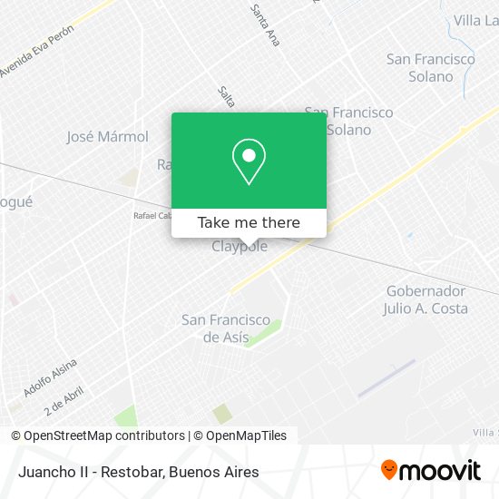 Mapa de Juancho II - Restobar