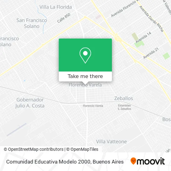 Comunidad Educativa Modelo 2000 map