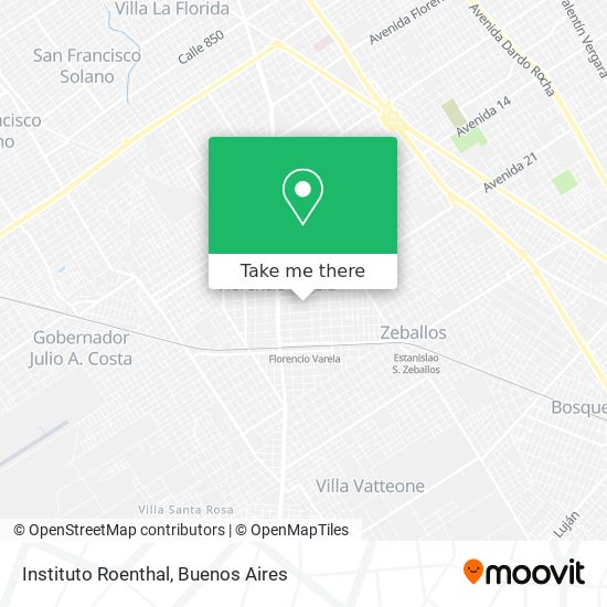 Instituto Roenthal map