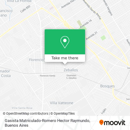 Gasista Matriculado-Romero Hector Raymundo map