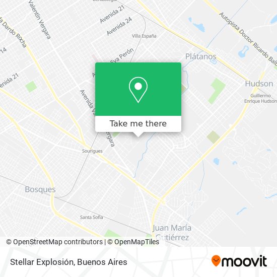 Stellar Explosión map