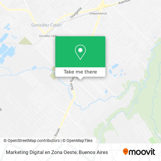 Marketing Digital en Zona Oeste map