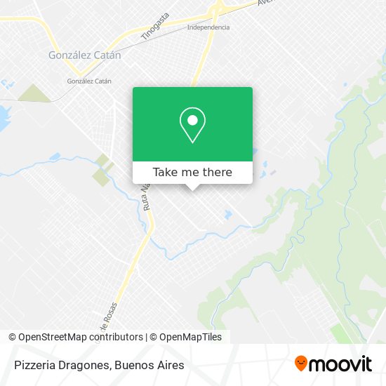 Mapa de Pizzeria Dragones
