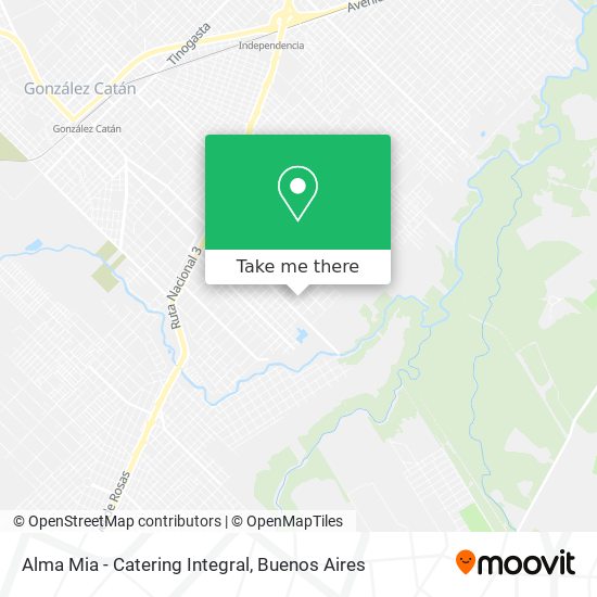 Alma Mia - Catering Integral map