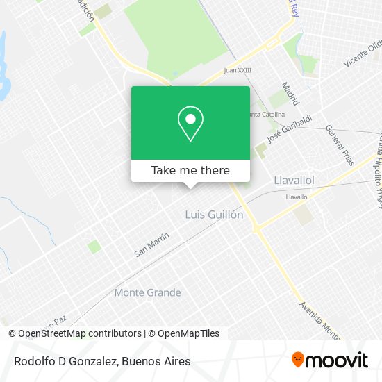 Rodolfo D Gonzalez map
