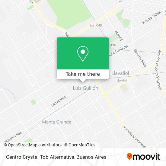 Centro Crystal Tob Alternativa map