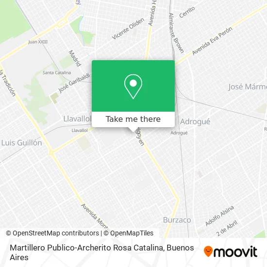 Mapa de Martillero Publico-Archerito Rosa Catalina
