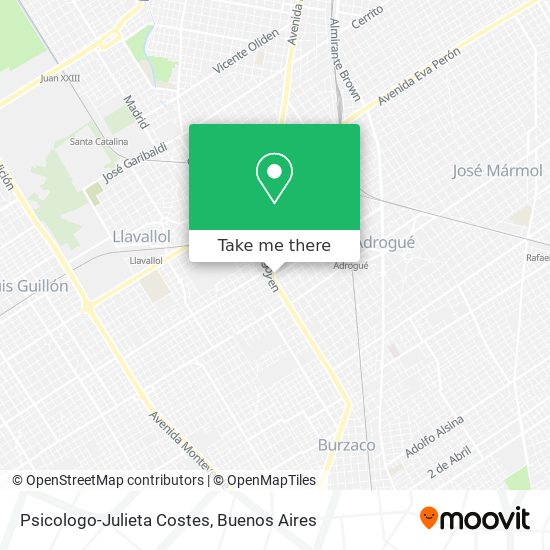 Psicologo-Julieta Costes map