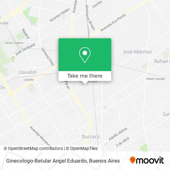 Mapa de Ginecologo-Betular Angel Eduardo