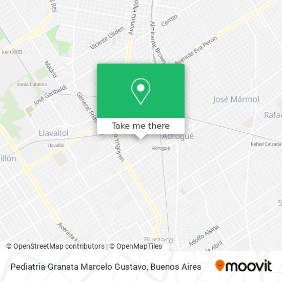 Pediatria-Granata Marcelo Gustavo map
