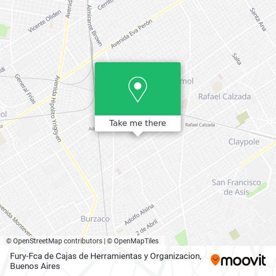 Fury-Fca de Cajas de Herramientas y Organizacion map