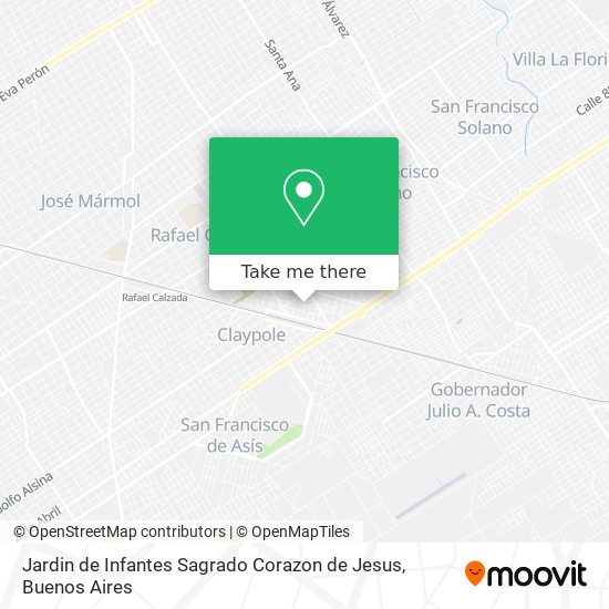 Jardin de Infantes Sagrado Corazon de Jesus map