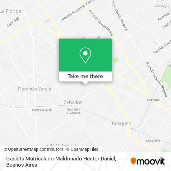 Gasista Matriculado-Maldonado Hector Daniel map