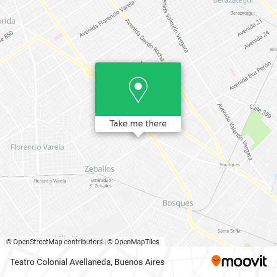 Teatro Colonial Avellaneda map
