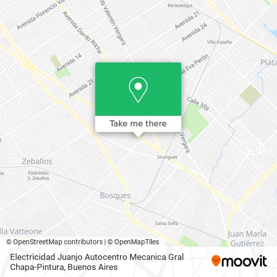 Mapa de Electricidad Juanjo Autocentro Mecanica Gral Chapa-Pintura