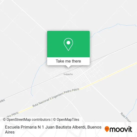 Escuela Primaria N 1 Juan Bautista Alberdi map