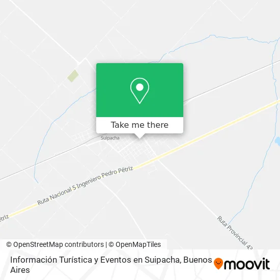Mapa de Información Turística y Eventos en Suipacha