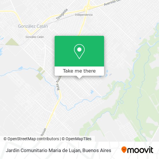Jardin Comunitario Maria de Lujan map