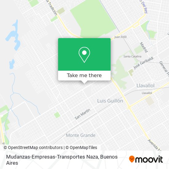 Mapa de Mudanzas-Empresas-Transportes Naza