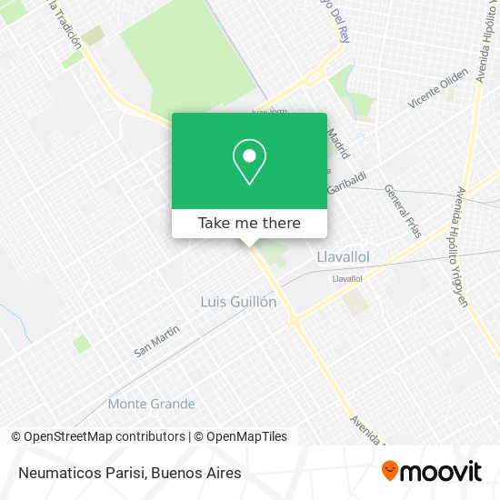 Neumaticos Parisi map