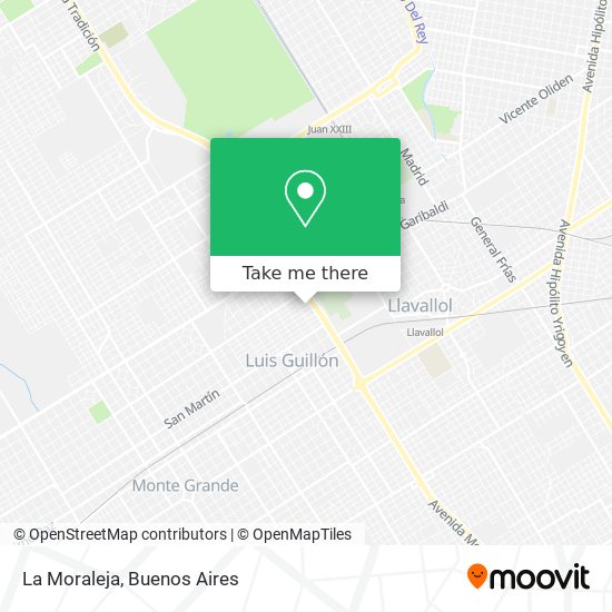 La Moraleja map