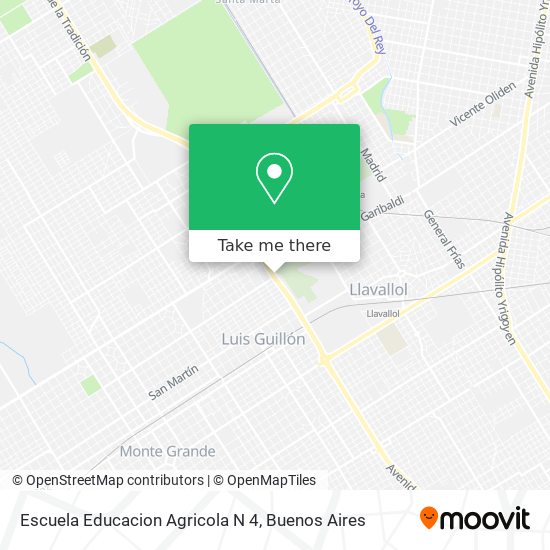 Escuela Educacion Agricola N 4 map