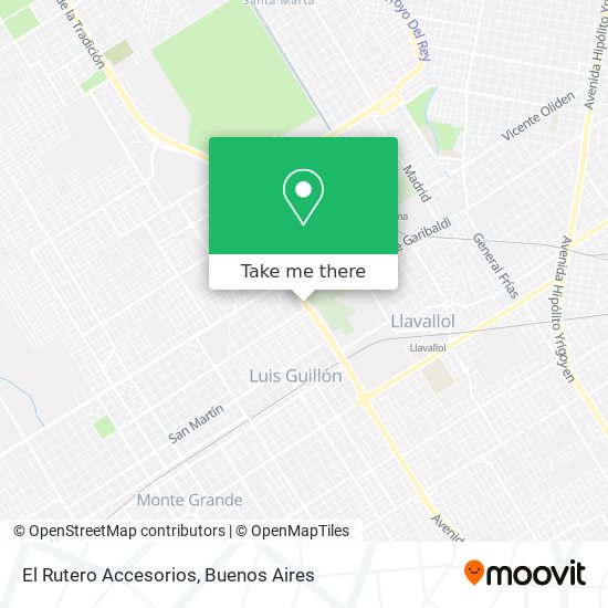 El Rutero Accesorios map