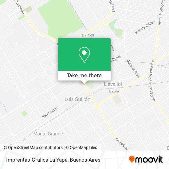 Imprentas-Grafica La Yapa map