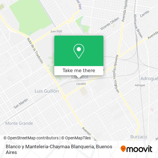 Blanco y Manteleria-Chaymaa Blanqueria map