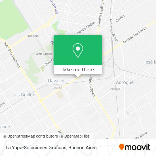 La Yapa-Soluciones Gráficas map